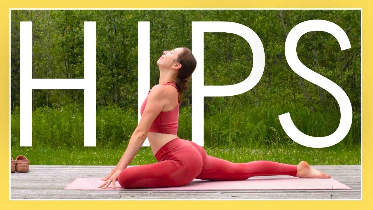 Hip opener yoga stretch